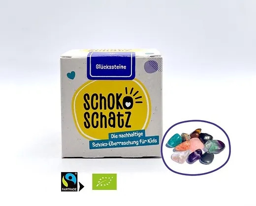 Schokoschatz für Kids Glückssteine